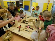 Dřevíčkování - polytechnika ve školce